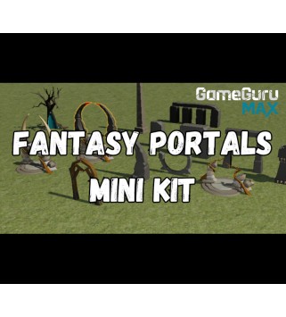 GameGuru MAX - Low Poly Mini Kit: Fantasy Portals DLC Steam Key GLOBAL